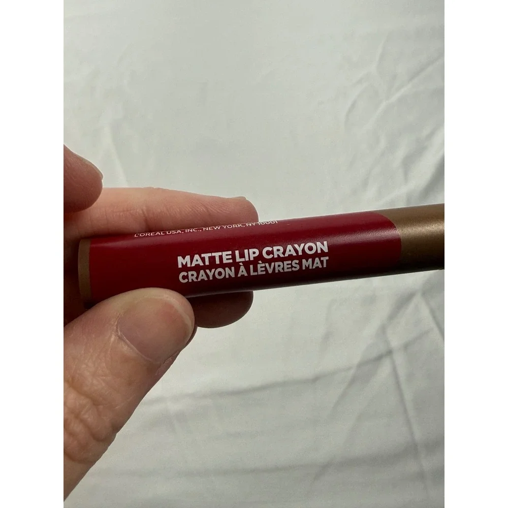 Makeup Bundle NYX Butter Gloss L'Oréal Matte Lip‎ Crayon Nail Buffer Brush Set
